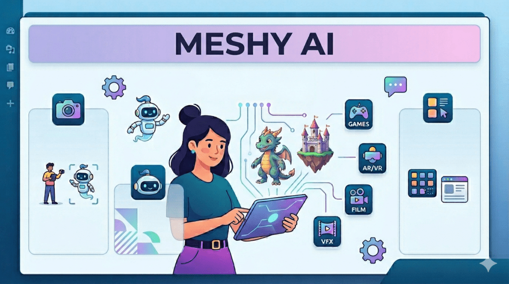 Meshy AI: Створення 3D-моделей за лічені хвилини