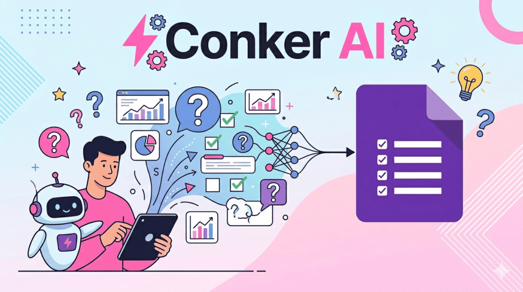 Conker AI: від текстового запиту до готового тесту в Google-формах